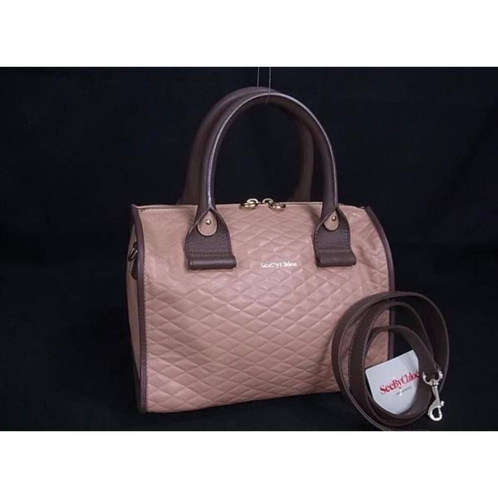 See by Chloe Pink Leather Two Way Bag